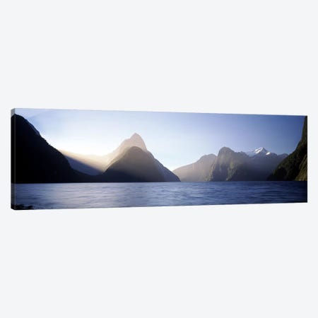 Mitre Peak, Milford Sound, Fiordland National Park, South Island, New Zealand Canvas Print #PIM8218} by Panoramic Images Canvas Art