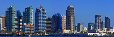 Buildings at the waterfront, San Diego, California, USA 2010 #7 by Panoramic Images canvas print