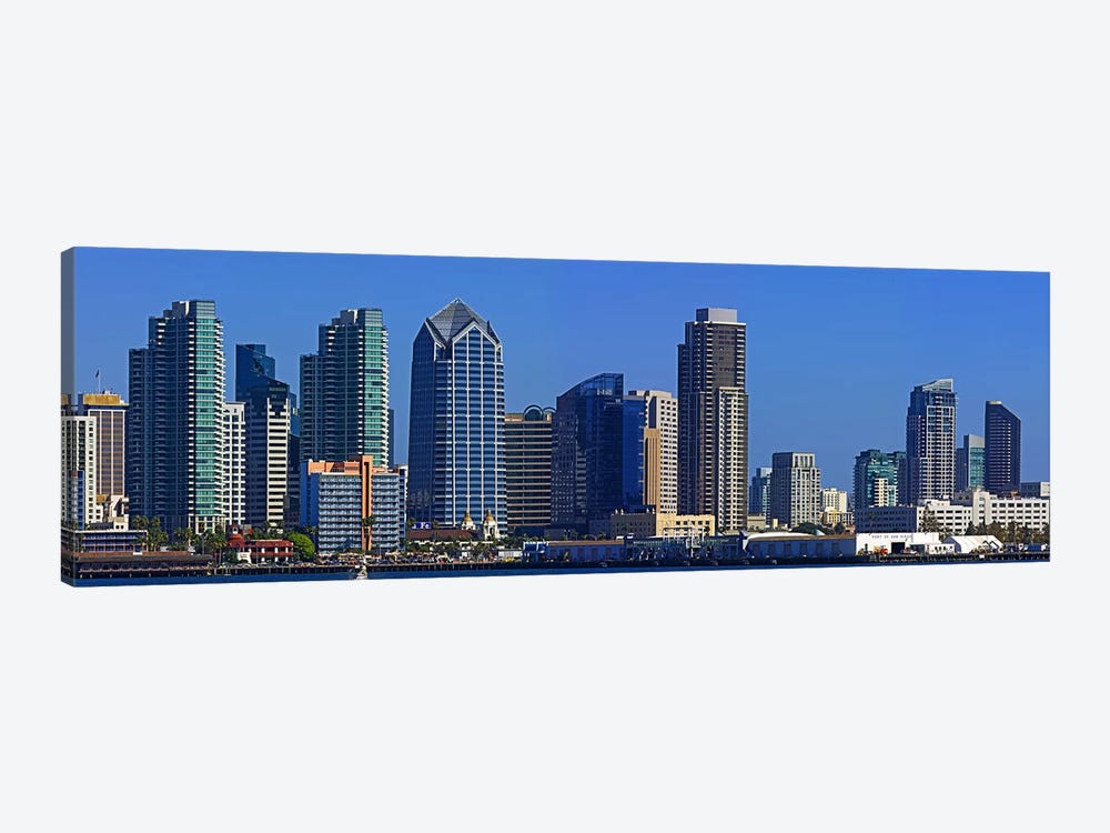 Buildings at the waterfront, San Diego, California, USA 2010 #7 by Panoramic Images 1-piece Canvas Print