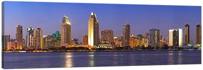 Buildings at the waterfront, San Diego, California, USA 2010 #8 Canvas Art Print - San Diego Skylines