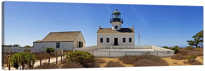 Lighthouse, Old Point Loma Lighthouse, Point Loma, Cabrillo National Monument, San Diego, California, USA Canvas Art Print - Lighthouse Art