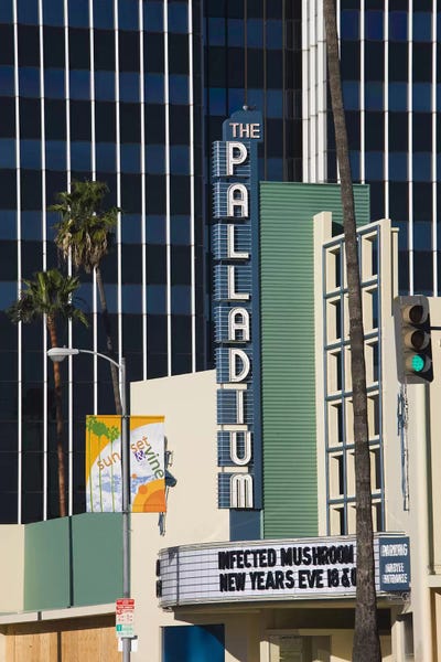 Theater in a city, Hollywood Palladium, Hollywood, Los Angeles, California, USA by Panoramic Images canvas print