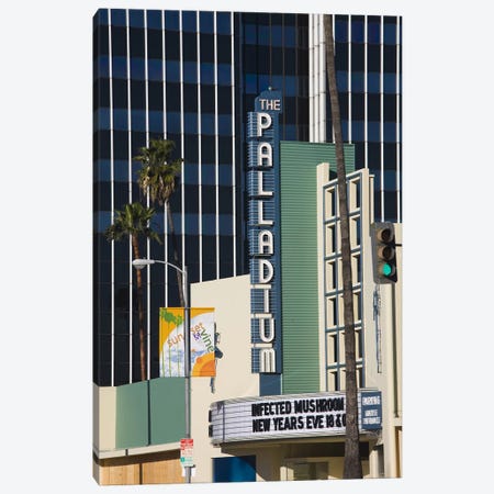 Theater in a city, Hollywood Palladium, Hollywood, Los Angeles, California, USA Canvas Print #PIM8244} by Panoramic Images Canvas Artwork
