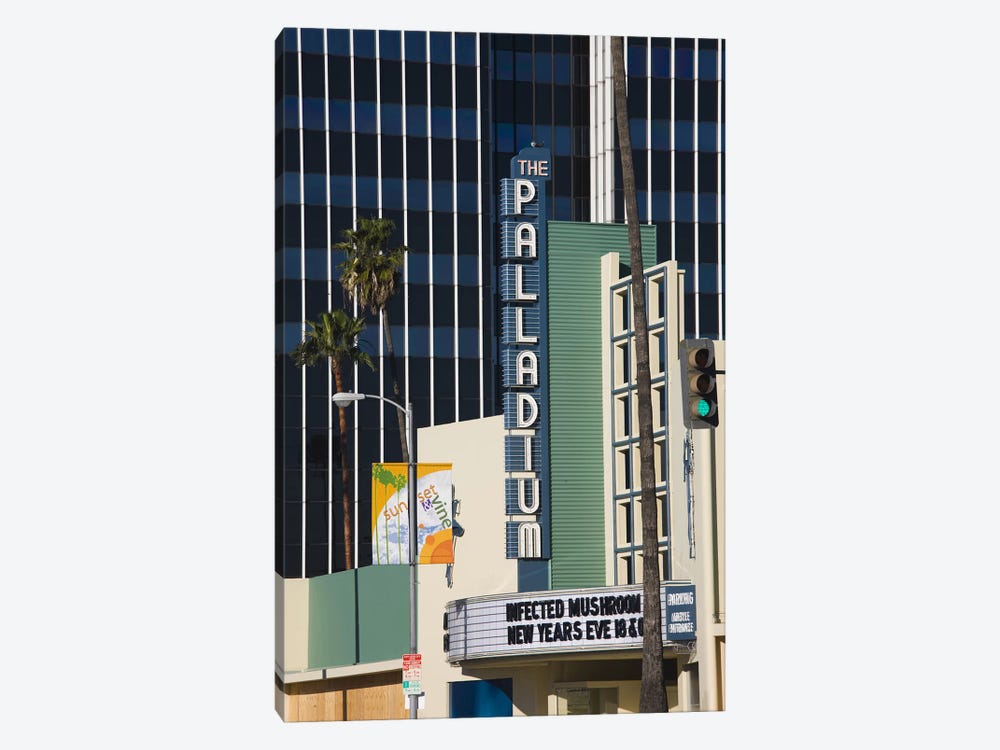 Theater in a city, Hollywood Palladium, Hollywood, Los Angeles, California, USA by Panoramic Images 1-piece Canvas Wall Art