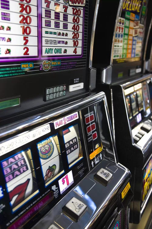 Slot machines at an airport, McCarran International Airport, Las Vegas, Nevada, USA #2