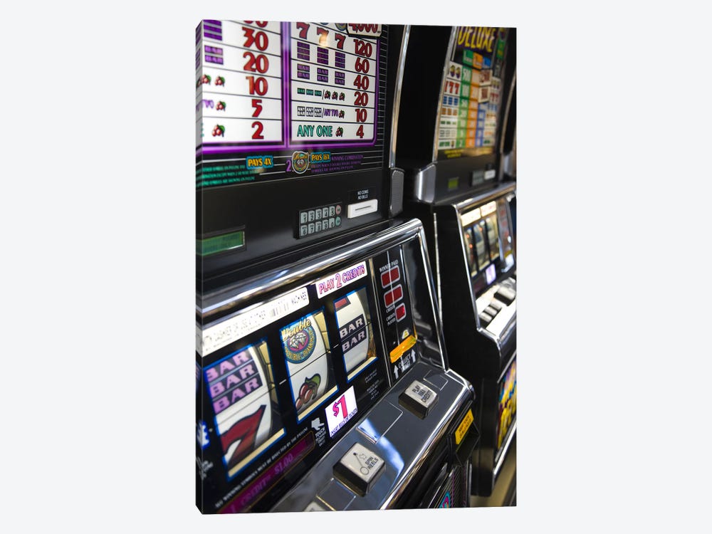 Slot machines at an airport, McCarran International Airport, Las Vegas, Nevada, USA #2 by Panoramic Images 1-piece Art Print
