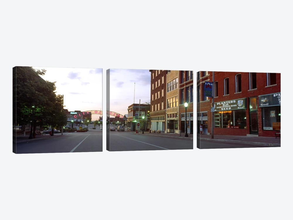 Buildings in a city, Kansas City, Jackson County, Missouri, USA #2 by Panoramic Images 3-piece Canvas Print