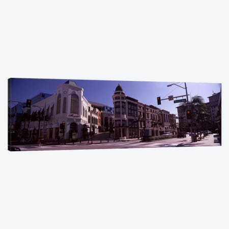 Buildings along the road, Rodeo Drive, Beverly Hills, Los Angeles County, California, USA Canvas Print #PIM8257} by Panoramic Images Canvas Print