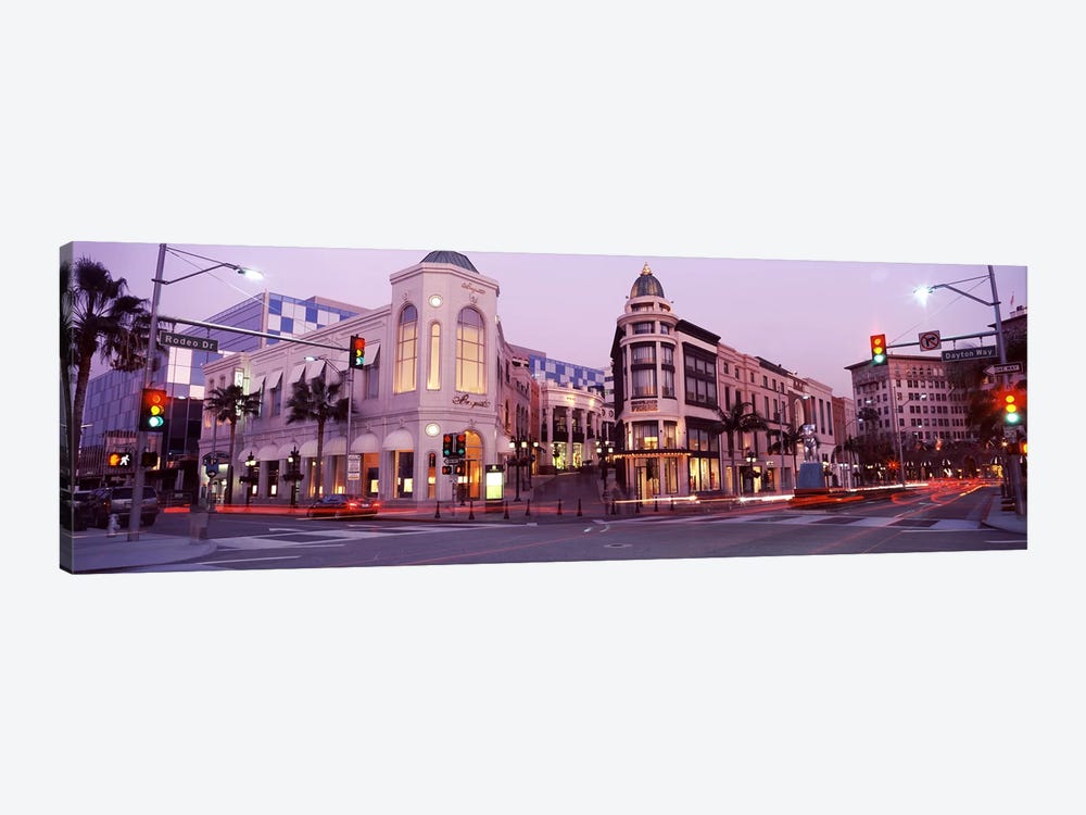 Traffic on the road, Rodeo Drive, Beverly Hills, Los Angeles County, California, USA #2 by Panoramic Images 1-piece Art Print
