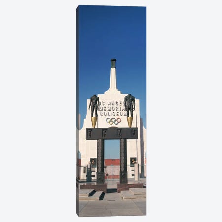 Entrance of a stadium, Los Angeles Memorial Coliseum, Los Angeles, California, USA Canvas Print #PIM8262} by Panoramic Images Art Print