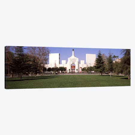 Facade of a stadium, Los Angeles Memorial Coliseum, Los Angeles, California, USA Canvas Print #PIM8263} by Panoramic Images Art Print