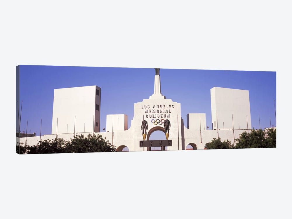 Facade of a stadium, Los Angeles Memorial Coliseum, Los Angeles, California, USA #2 by Panoramic Images 1-piece Canvas Art