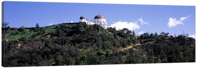Observatory on a hill, Griffith Park Observatory, Los Angeles, California, USA #2 Canvas Art Print - Hill & Hillside Art