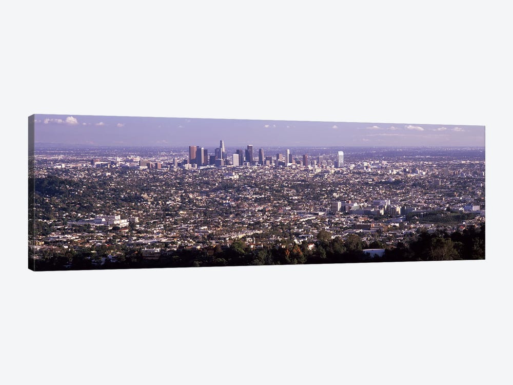 Aerial view of a cityscape, Los Angeles, California, USA 2010 by Panoramic Images 1-piece Canvas Art