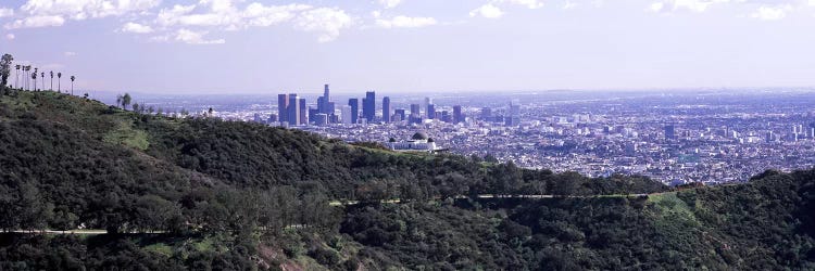 Aerial view of a cityscape, Griffith Park Observatory, Los Angeles, California, USA 2010