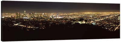 Aerial view of a cityscape, Los Angeles, California, USA 2010 #2 Canvas Art Print - Los Angeles Skylines