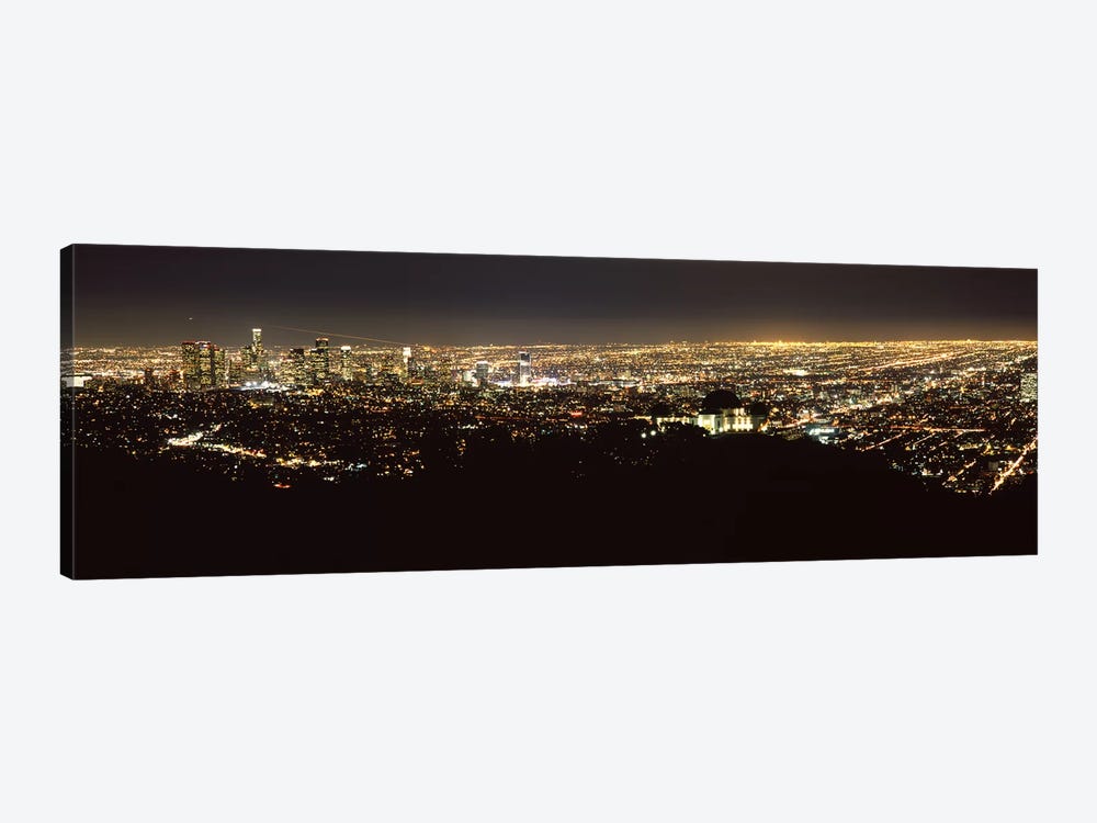 Aerial view of a cityscape, Los Angeles, California, USA 2010 #2 by Panoramic Images 1-piece Canvas Print