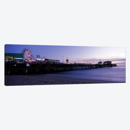 Ferris wheel in an amusement park, Santa Monica Pier, Santa Monica, Los Angeles County, California, USA #2 Canvas Print #PIM8287} by Panoramic Images Canvas Artwork