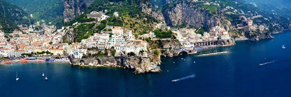 Campania: Aerial View, Amalfi Coast, Salerno, Campania, Italy by Panoramic Images
