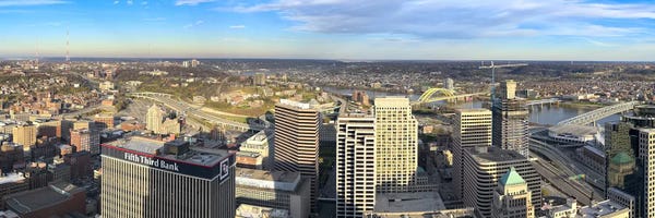 Cincinnati: Aerial view of a city, Cincinnati, Hamilton County, Ohio, USA 2010 by Panoramic Images