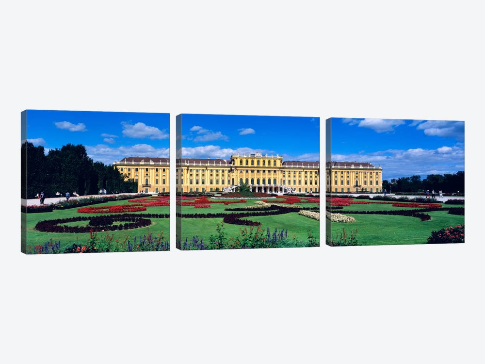 Schonbrunn Palace, Hietzing, Vienna, Austria by Panoramic Images 3-piece Canvas Art