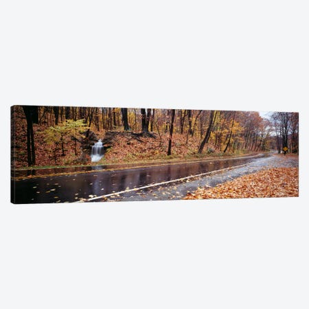 Roadside Waterfall, Euclid Creek Reservation, Euclid, Ohio, USA Canvas Print #PIM82} by Panoramic Images Canvas Art