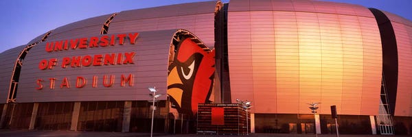 Phoenix: Facade of a stadium, University of Phoenix Stadium, Glendale, Phoenix, Arizona, USA by Panoramic Images
