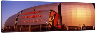 Facade of a stadium, University of Phoenix Stadium, Glendale, Phoenix, Arizona, USA #2 Canvas Art Print - Phoenix Art