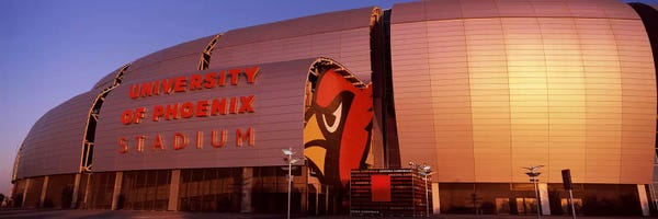 Phoenix: Facade of a stadium, University of Phoenix Stadium, Glendale, Phoenix, Arizona, USA #2 by Panoramic Images