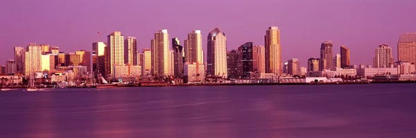 San Diego Skylines: Buildings at the waterfront, San Diego, California, USA #4 by Panoramic Images