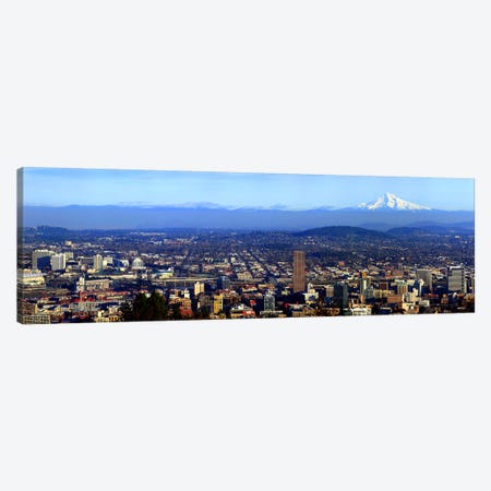 Buildings in a city viewed from Pittock Mansion, Portland, Multnomah County, Oregon, USA 2010 Canvas Print #PIM8328} by Panoramic Images Canvas Art