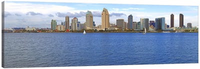 Buildings at the waterfront, San Diego, California, USA 2010 #9 Canvas Art Print - San Diego Skylines