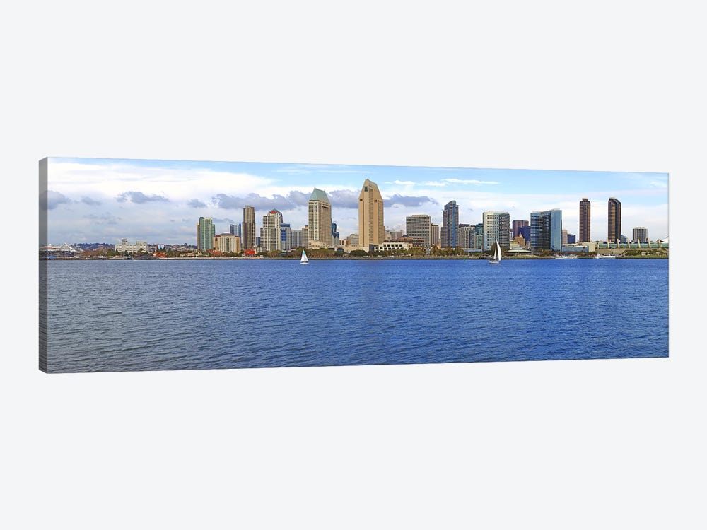 Buildings at the waterfront, San Diego, California, USA 2010 #9 by Panoramic Images 1-piece Canvas Print