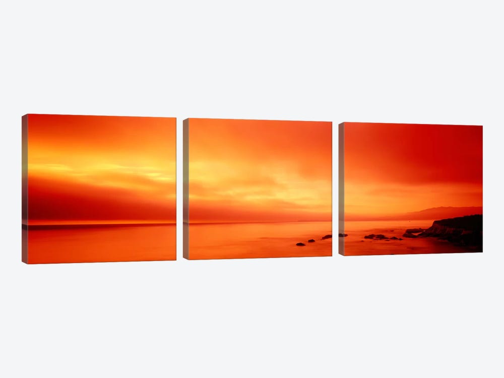 Pacific Coast CA by Panoramic Images 3-piece Canvas Wall Art
