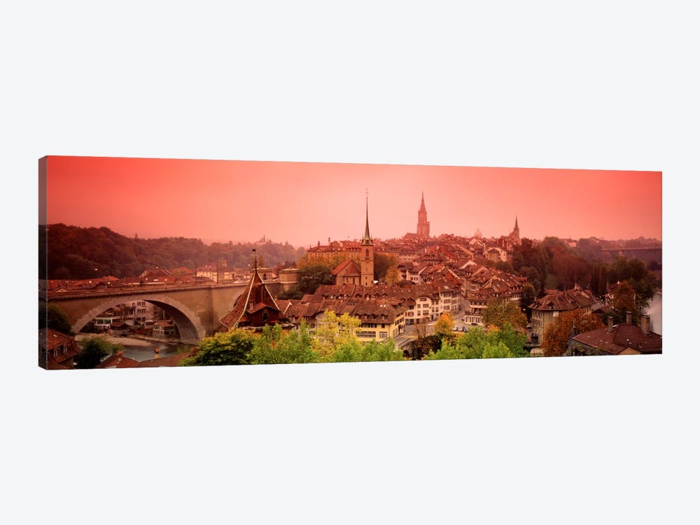 Dusk Bern Switzerland by Panoramic Images 1-piece Canvas Wall Art