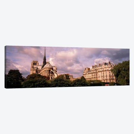 France, Paris, Notre Dame Canvas Print #PIM840} by Panoramic Images Canvas Artwork