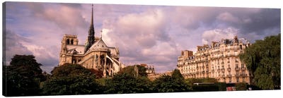 France, Paris, Notre Dame Canvas Art Print - Notre Dame Cathedral