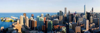 Buildings in a city, Chicago, Cook County, Illinois, USA 2010 by Panoramic Images canvas print