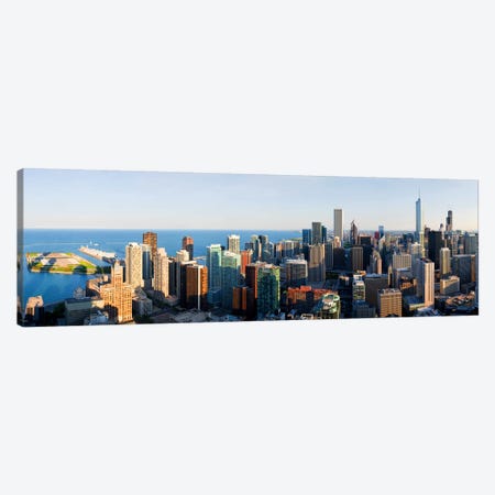 Buildings in a city, Chicago, Cook County, Illinois, USA 2010 Canvas Print #PIM8426} by Panoramic Images Canvas Art