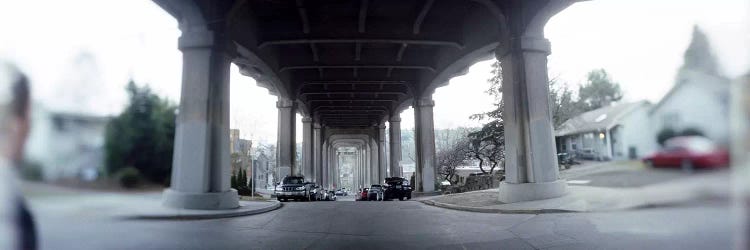 Low angle view of a bridgeFremont Bridge, Fremont, Seattle, Washington State, USA