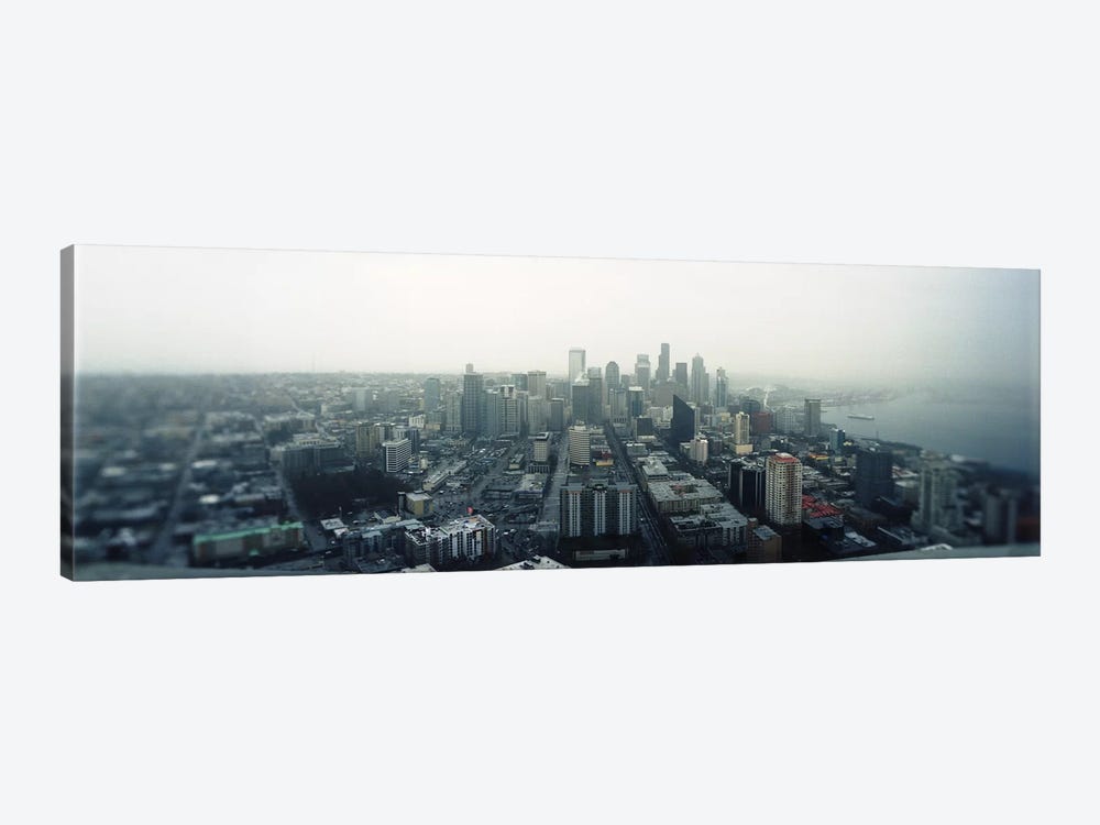City viewed from the Space Needle, Queen Anne Hill, Seattle, Washington State, USA 2010 by Panoramic Images 1-piece Canvas Artwork