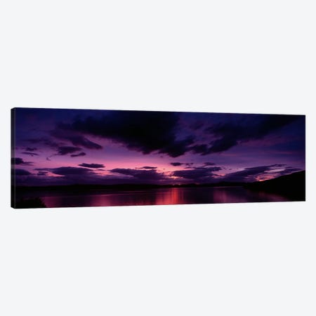 Dramatic Purple Sunset, Applecross Peninsula, Wester Ross, Highland, Scotland, United Kingdom Canvas Print #PIM8443} by Panoramic Images Canvas Print