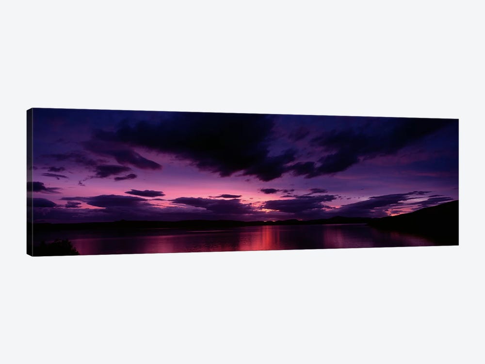 Dramatic Purple Sunset, Applecross Peninsula, Wester Ross, Highland, Scotland, United Kingdom by Panoramic Images 1-piece Art Print