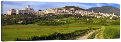 Panoramic View Of Assisi, Perugia, Umbria, Italy Canvas Art Print