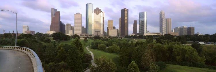 Skyscrapers against cloudy sky, Houston, Texas, USA #2