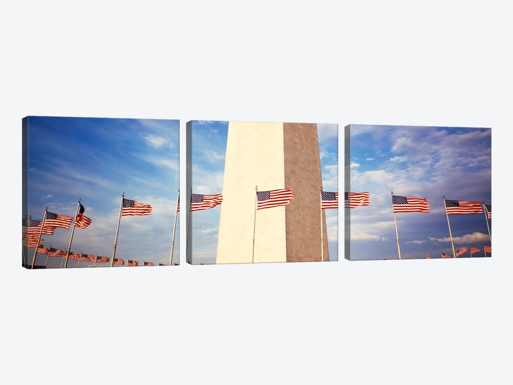Washington Monument Washington DC USA by Panoramic Images 3-piece Canvas Art