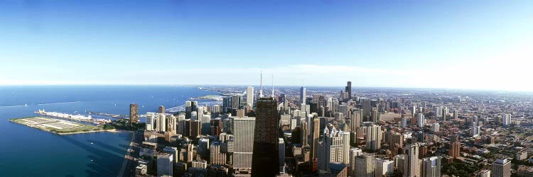 Aerial view of a city, Chicago, Cook County, Illinois, USA 2010 #4 by Panoramic Images wall art