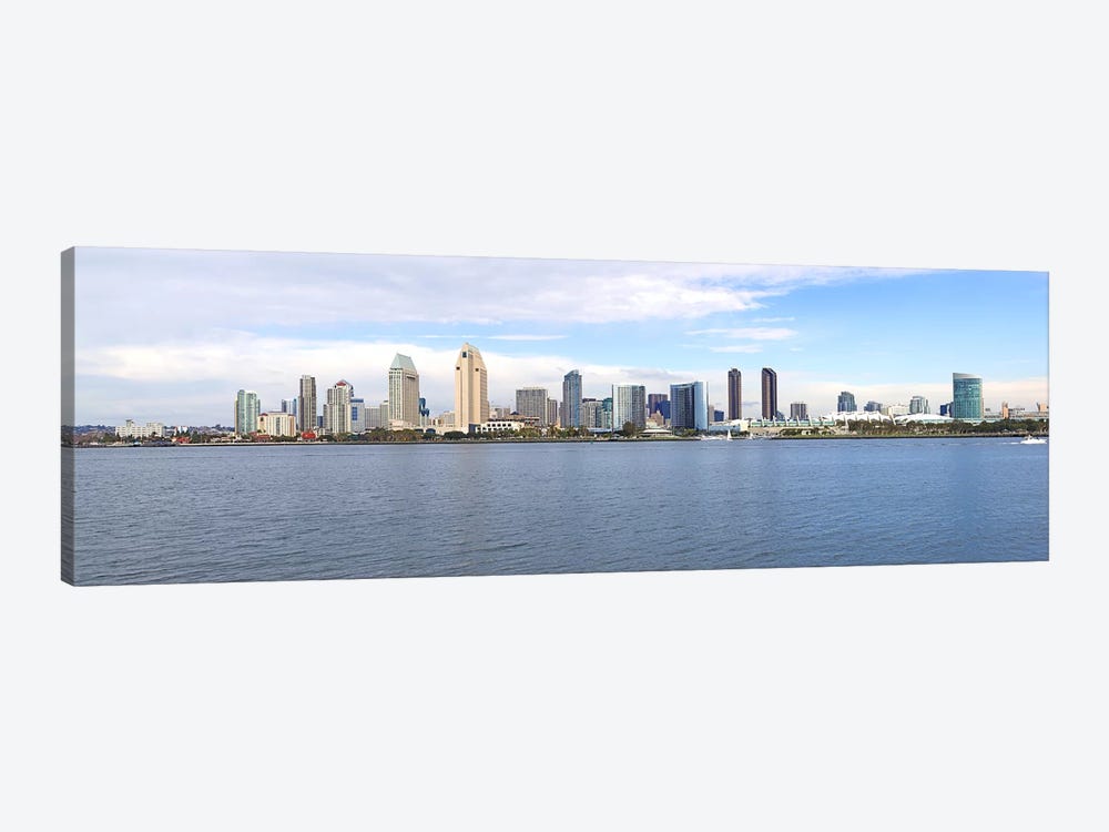 Buildings at the waterfront, San Diego, San Diego County, California, USA by Panoramic Images 1-piece Canvas Print