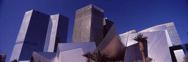 Nevada: Low angle view of skyscrapers in a city, Citycenter, The Strip, Las Vegas, Nevada, USA 2010 by Panoramic Images
