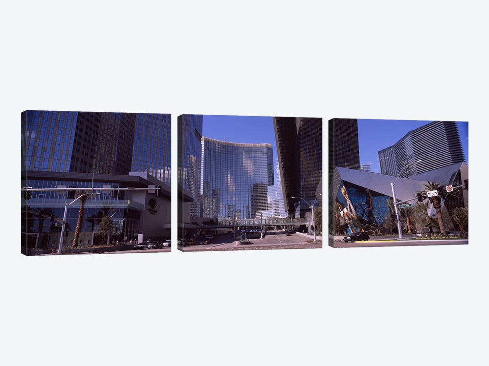 Skyscrapers in a city, Citycenter, The Strip, Las Vegas, Nevada, USA 2010 by Panoramic Images 3-piece Canvas Print